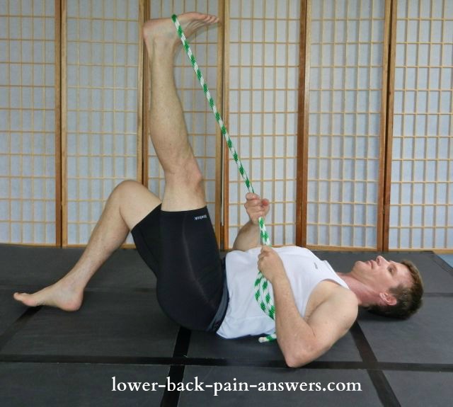 Active isolated stretching lower back best sale